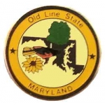 Maryland Pin MD State Emblem Hat Lapel Pins